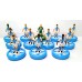 Subbuteo Andrew Table Soccer Olympique De Marseille 120 Years Centenary kit on WSB Professional bases